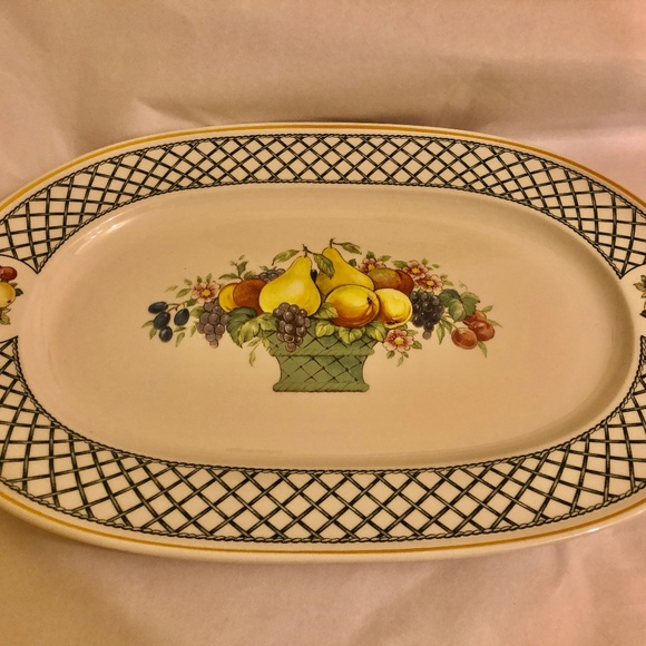 Villeroy Boch Basket Pattern 16” serving platter